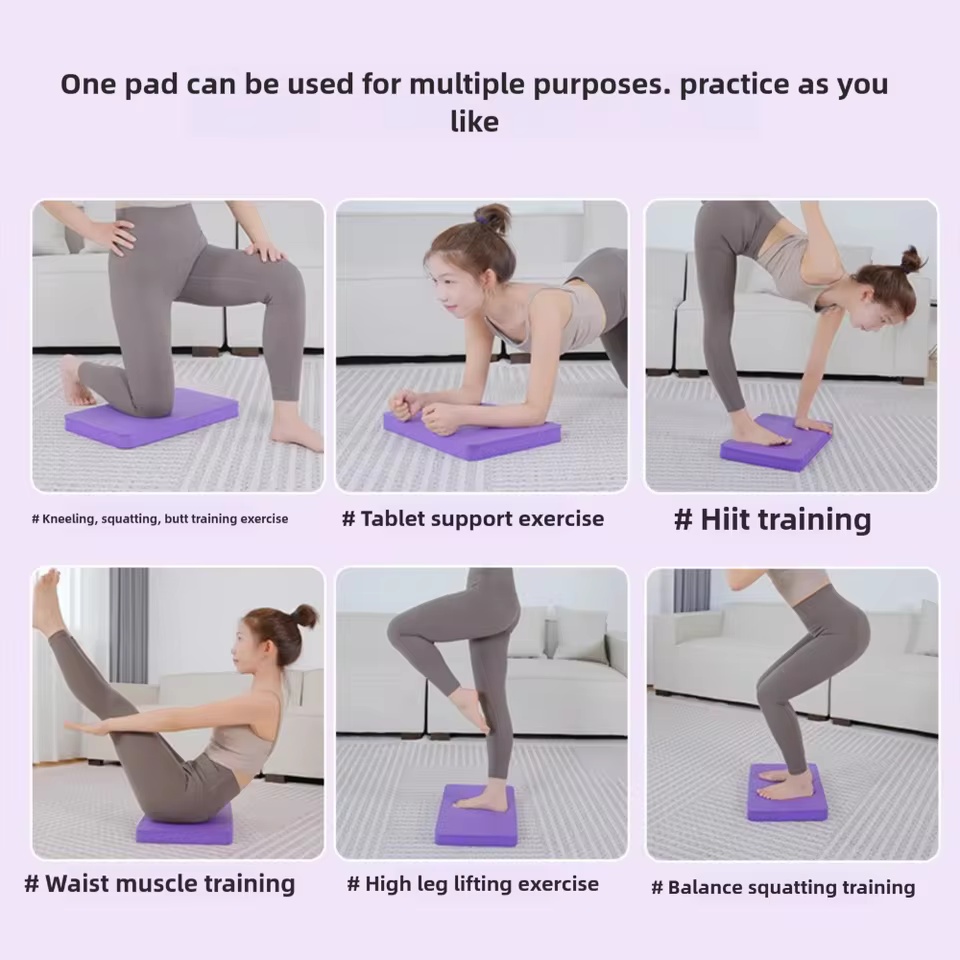 1pc Non‑Slip Foam Balance Pad, - Pilates Yoga Joint review and price