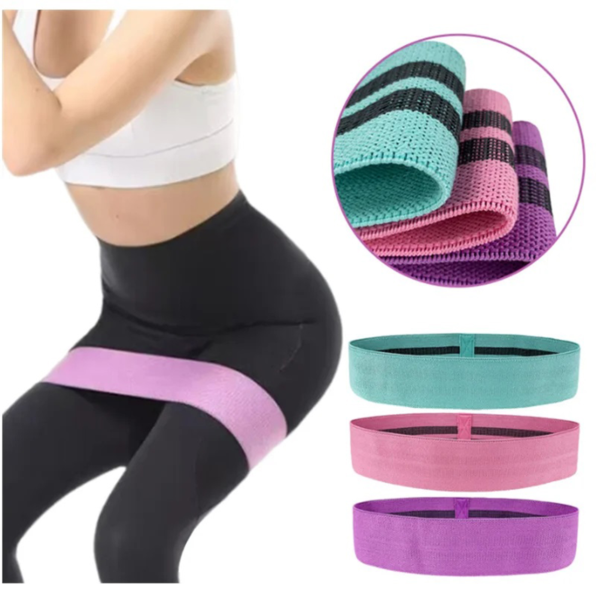 Elastic Band Fitness Resistanc - Pilates Yoga Joint review and price