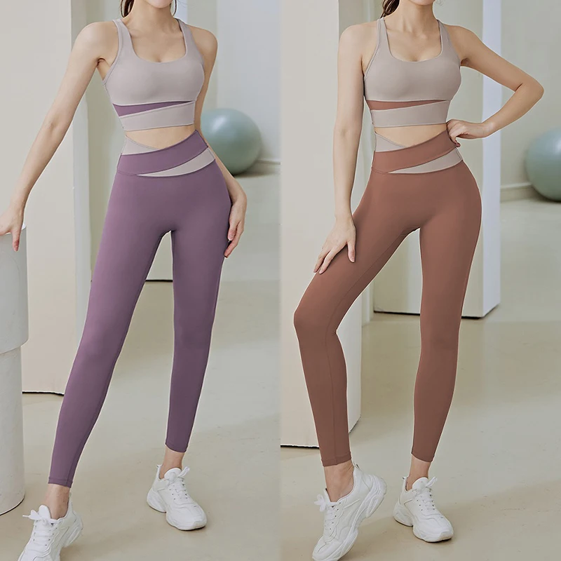 Aiithuug Yoga Crop Top Splicin - Pilates Yoga Joint review and price